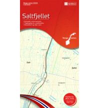 Hiking Maps Scandinavia Norge-serien-Karte 10124, Saltfjellet 1:50.000 Nordeca