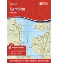 Hiking Maps Scandinavia Norge-Serien-Karte 10130, Sørfolda 1:50.000 Nordeca