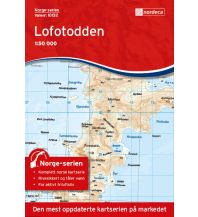 Wanderkarten Skandinavien Norge-serien-Karte 10132, Lofotodden 1:50.000 Nordeca