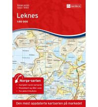 Wanderkarten Skandinavien Norge-serien-Karte 10133, Leknes 1:50.000 Nordeca