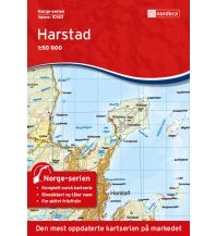 Hiking Maps Scandinavia Norge-serien-Karte 10142, Harstad 1:50.000 Nordeca