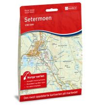 Wanderkarten Skandinavien Norge-serien-Karte 10143, Setermoen 1:50.000 Nordeca