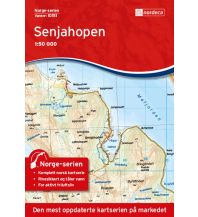 Wanderkarten Skandinavien Norge-serien-Karte 10151, Senjahopen 1:50.000 Nordeca