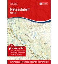 Hiking Maps Scandinavia Norge-serien-Karte 10154, Reisadalen 1:50.000 Nordeca