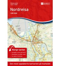 Wanderkarten Skandinavien Norge-serien-Karte 10157, Nordreisa 1:50.000 Nordeca
