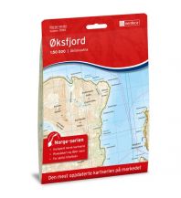 Hiking Maps Scandinavia Norge-serien-Karte 10161, Øksfjord 1:50.000 Nordeca