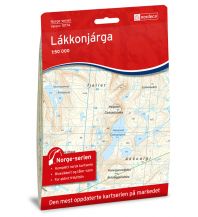Hiking Maps Scandinavia Norge-serien-Karte 10174, Lákkonjárga 1:50.000 Nordeca
