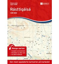 Hiking Maps Scandinavia Norge-serien-Karte 10176, Rásttigáisá 1:50.000 Nordeca