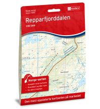 Hiking Maps Scandinavia Norge-serien-Karte 10181, Repparfjorden 1:50.000 Nordeca