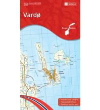 Wanderkarten Skandinavien Norge-serien-Karte 10185, Vardø 1:50.000 Nordeca