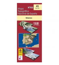 Hiking Maps Spain CNIG-Karte MTN50 - 45, Betanzos 1:50.000 CNIG