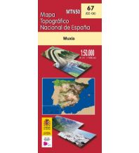 Hiking Maps Spain CNIG MTN50 - 67 - Mapa Topo Nacional Spanien - Muxia 1:50.000 CNIG