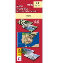 Wanderkarten Spanien CNIG-Karte MTN50, 92, Fisterra/Finisterre 1:50.000 CNIG