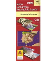 Wanderkarten Spanien CNIG-Karte MTN50, 1071, Jimena de la Frontera 1:50.000 CNIG