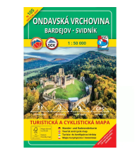 Hiking Maps Slovakia VKÚ-Karte 105, Ondavská Vrchovina 1:50.000 VKU Harmanec Slowakei