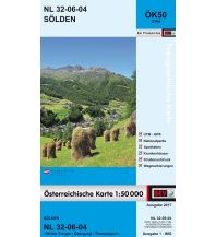 Wanderkarten Tirol BEV-Karte 2104, Sölden 1:50.000 BEV – Bundesamt für Eich- und Vermessungswesen