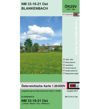 Wanderkarten Oberösterreich BEV-Karte 3321-Ost, Blankenbach 1:25.000 BEV – Bundesamt für Eich- und Vermessungswesen
