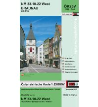 Wanderkarten Oberösterreich BEV-Karte 3322-West, Braunau am Inn 1:25.000 BEV – Bundesamt für Eich- und Vermessungswesen
