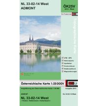 Wanderkarten Steiermark BEV-Karte 4214-West, Admont 1:25.000 BEV – Bundesamt für Eich- und Vermessungswesen