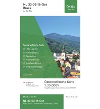 Wanderkarten Steiermark BEV-Karte 4216-Ost, Bruck an der Mur 1:25.000 BEV – Bundesamt für Eich- und Vermessungswesen