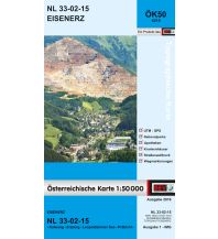 Wanderkarten Steiermark BEV-Karte 4215, Eisenerz 1:50.000 BEV – Bundesamt für Eich- und Vermessungswesen