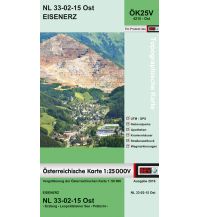 Wanderkarten Steiermark BEV-Karte 4215-Ost, Eisenerz 1:25.000 BEV – Bundesamt für Eich- und Vermessungswesen