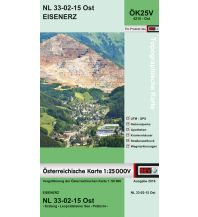 Hiking Maps Styria BEV-Karte 4215-Ost, Eisenerz 1:25.000 BEV – Bundesamt für Eich- und Vermessungswesen