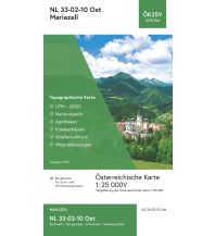 Wanderkarten Steiermark BEV-Karte 4210-Ost, Mariazell 1:25.000 BEV – Bundesamt für Eich- und Vermessungswesen