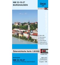 Hiking Maps Salzburg BEV-Karte 3327, Burghausen 1:50.000 BEV – Bundesamt für Eich- und Vermessungswesen
