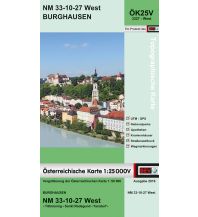 Hiking Maps Upper Austria BEV-Karte 3327-West, Burghausen 1:25.000 BEV – Bundesamt für Eich- und Vermessungswesen