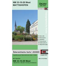 Hiking Maps Salzburg BEV-Karte 3328-West, Mattighofen 1:25.000 BEV – Bundesamt für Eich- und Vermessungswesen