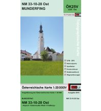 Hiking Maps Upper Austria BEV-Karte 3328-Ost, Munderfing 1:25.000 BEV – Bundesamt für Eich- und Vermessungswesen