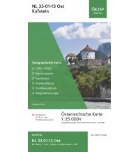 Wanderkarten Tirol BEV-Karte 3213-Ost, Kufstein 1:25.000 BEV – Bundesamt für Eich- und Vermessungswesen