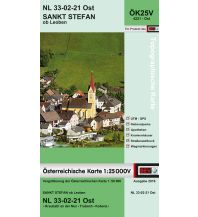 Wanderkarten Steiermark BEV-Karte 4221-Ost, Sankt Stefan ob Leoben 1:25.000 BEV – Bundesamt für Eich- und Vermessungswesen