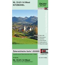 Wanderkarten Tirol BEV-Karte 3214-West, Kitzbühel 1:25.000 BEV – Bundesamt für Eich- und Vermessungswesen