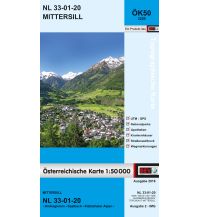 Wanderkarten Tirol BEV-Karte 3220, Mittersill 1:50.000 BEV – Bundesamt für Eich- und Vermessungswesen
