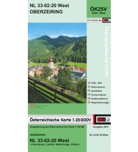 Wanderkarten Steiermark BEV-Karte 4220-West, Oberzeiring 1:25.000 BEV – Bundesamt für Eich- und Vermessungswesen