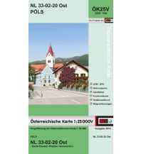 Wanderkarten Steiermark BEV-Karte 4220-Ost, Pöls 1:25.000 BEV – Bundesamt für Eich- und Vermessungswesen