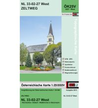 Wanderkarten Steiermark BEV-Karte 4227-West, Zeltweg 1:25.000 BEV – Bundesamt für Eich- und Vermessungswesen