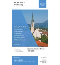 Wanderkarten Salzburg BEV-Karte 3203, Freilassing 1:50.000 BEV – Bundesamt für Eich- und Vermessungswesen
