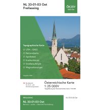 Hiking Maps Salzburg BEV-Karte 3203-Ost, Freilassing 1:25.000 BEV – Bundesamt für Eich- und Vermessungswesen