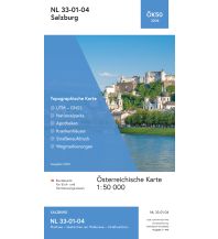 Wanderkarten Salzburg BEV-Karte 3204, Salzburg 1:50.000 BEV – Bundesamt für Eich- und Vermessungswesen