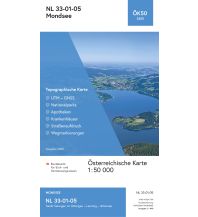 Wanderkarten Salzkammergut BEV-Karte 3205, Mondsee 1:50.000 BEV – Bundesamt für Eich- und Vermessungswesen