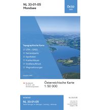 Hiking Maps Salzkammergut BEV-Karte 3205, Mondsee 1:50.000 BEV – Bundesamt für Eich- und Vermessungswesen