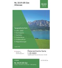 Hiking Maps Salzkammergut BEV-Karte 3205-Ost, Attersee 1:25.000 BEV – Bundesamt für Eich- und Vermessungswesen