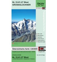 Wanderkarten Tirol BEV-Karte 3227-West, Großglockner 1:25.000 BEV – Bundesamt für Eich- und Vermessungswesen