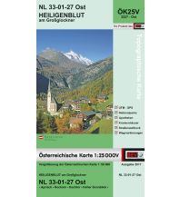 Wanderkarten Salzburg BEV-Karte 3227-Ost, Heiligenblut 1:25.000 BEV – Bundesamt für Eich- und Vermessungswesen