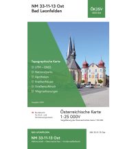 Wanderkarten Oberösterreich BEV-Karte 4313-Ost, Bad Leonfelden 1:25.000 BEV – Bundesamt für Eich- und Vermessungswesen