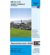 Hiking Maps Upper Austria BEV-Karte 4307, Sankt Oswald bei Haslach 1:50.000 BEV – Bundesamt für Eich- und Vermessungswesen