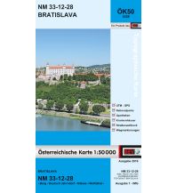 Hiking Maps Lower Austria BEV-Karte 5328, Bratislava/Pressburg 1:50.000 BEV – Bundesamt für Eich- und Vermessungswesen